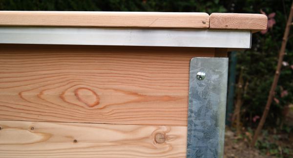 Hochbeet-Handlauf und Schneckenschutz Hochbeet Handlauf