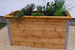 Hochbeet 80 x 160 cm, 84 cm Höhe bio-garten Hochbeet Klein