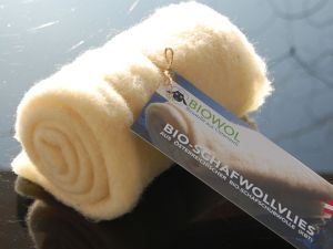 Bio-Schafwollvlies, 250 g Rolle
